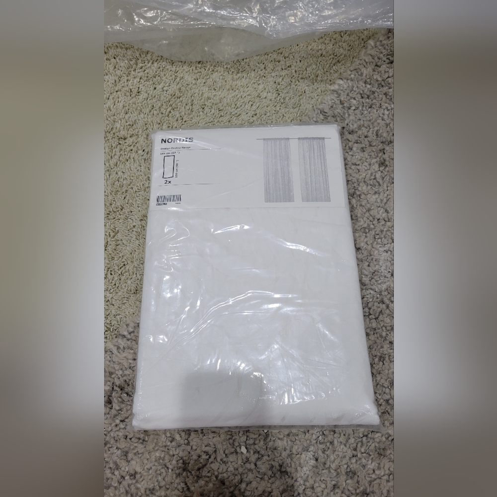 Ikea nordis sheer curtains
